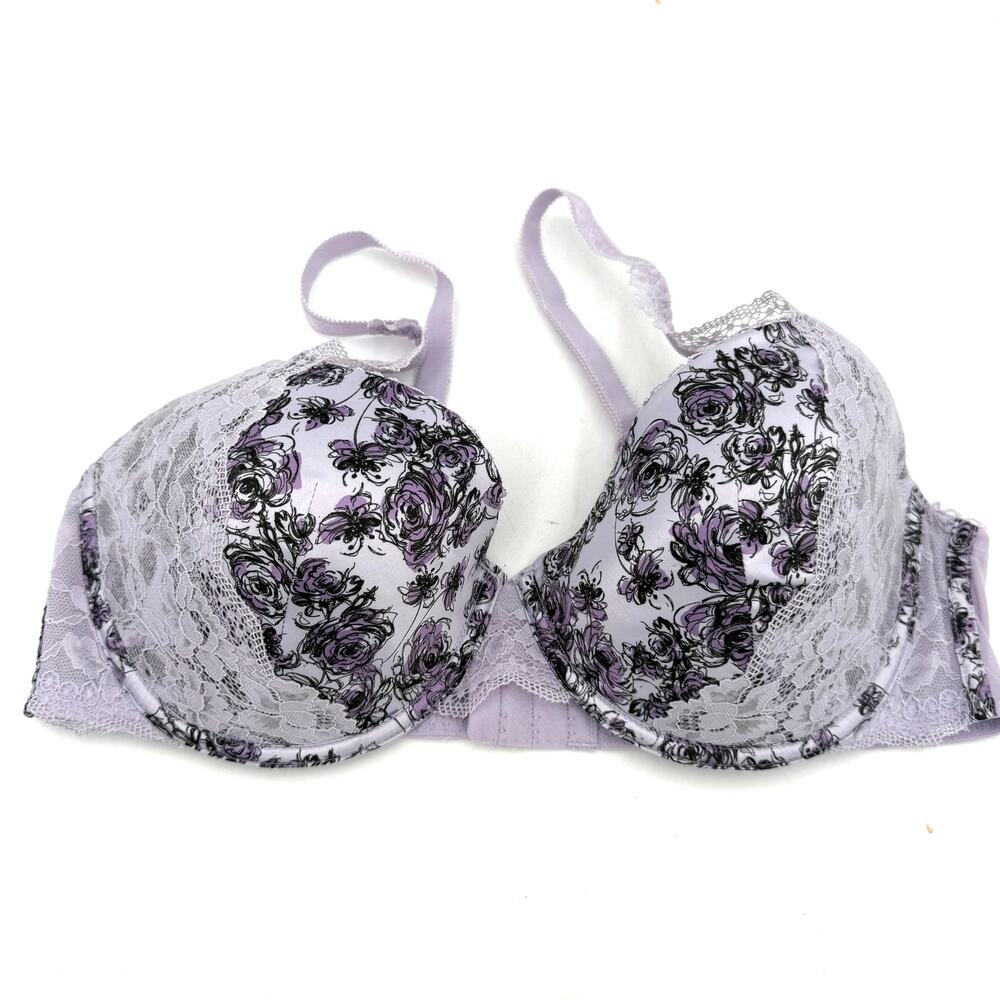 Adore Me Floral Lace Rochelle Demi Bra Size 38D